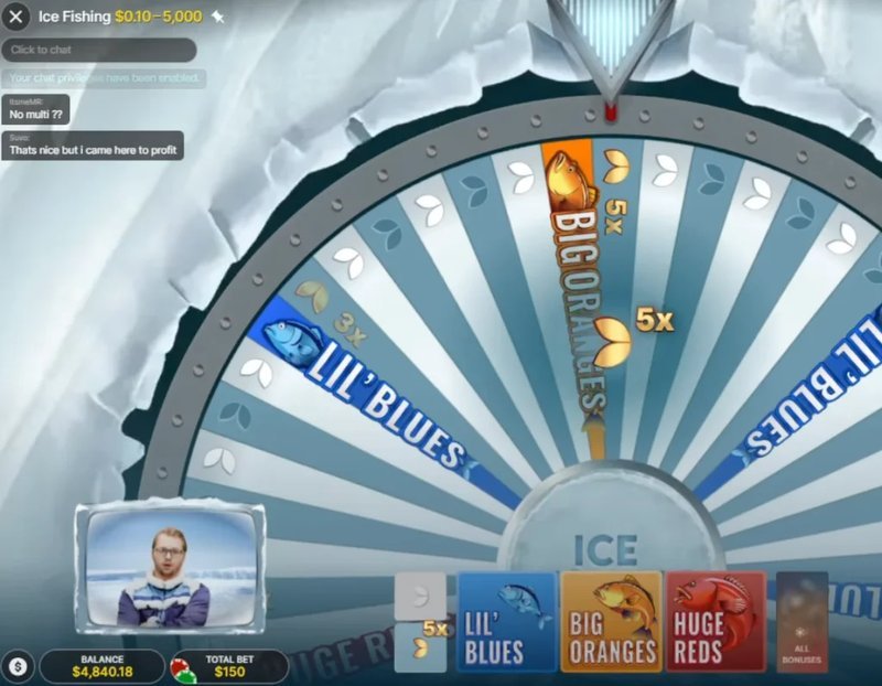 Germany - ice fishing game